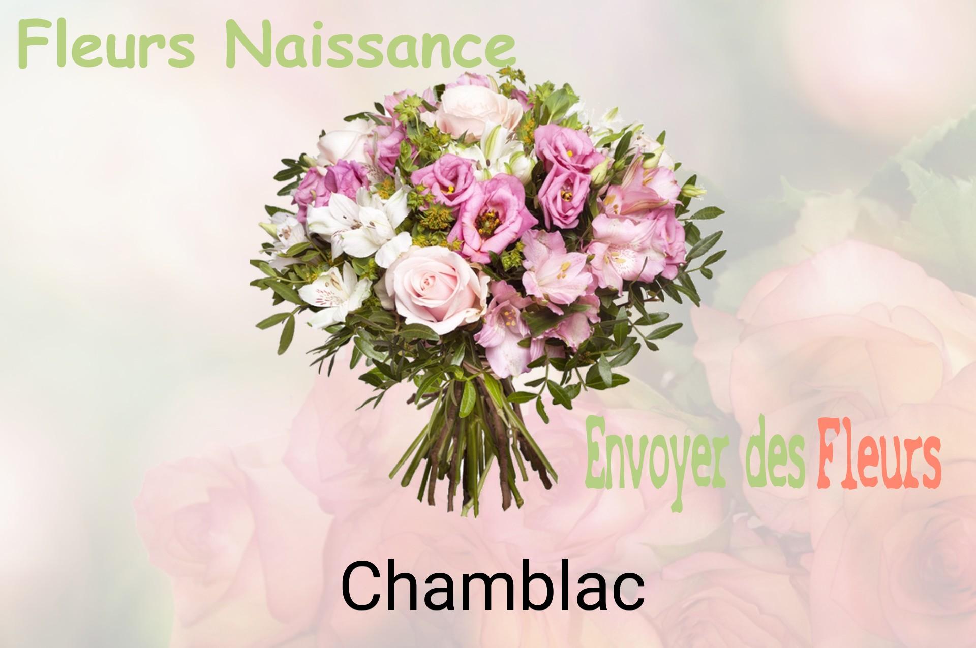 Bouquet de fleurs de naissance livré à Chamblac